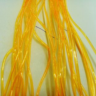 特价尼龙绳玻璃丝塑料透明绳/空心管DIY手工材料0.2厘米细绳子33