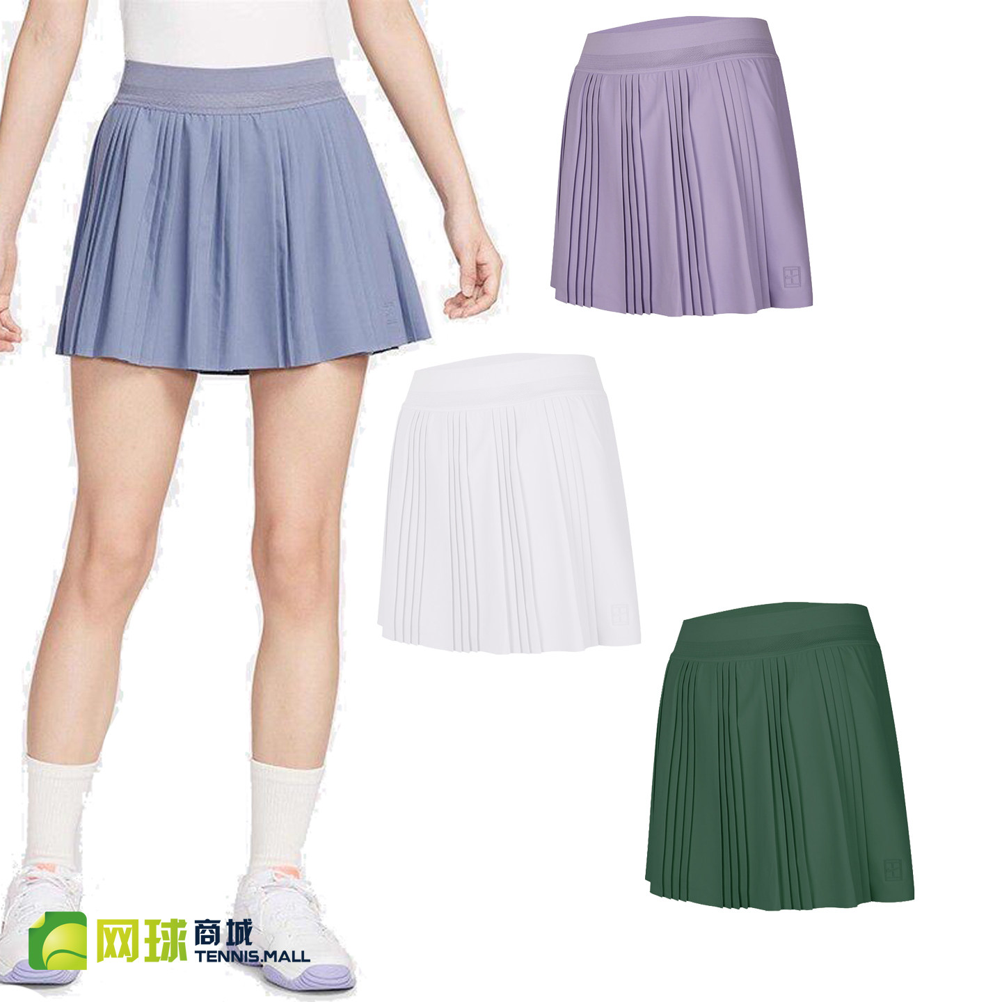 Nike耐克网球服女子26年速干羽毛球网球裙运动短裙百褶裙子FZ6513