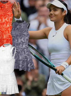 Nike耐克网球服女25年澳网萨巴伦卡速干连衣裙FD5660 FQ2492