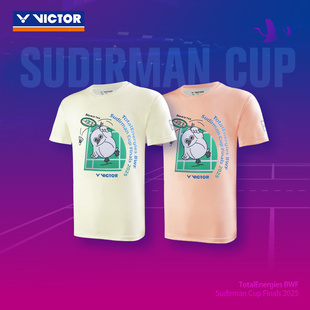 VICTOR威克多胜利苏迪曼系列羽毛球速干训练运动短袖 SC2503 T恤T