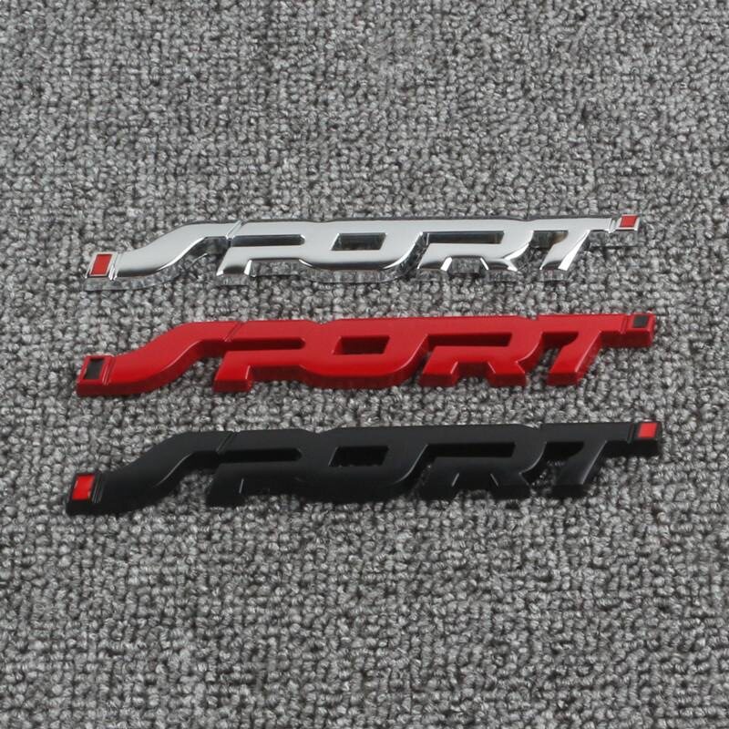 适用于蒙迪欧福克斯嘉年华改装sport车标运动3d立体金属车贴尾标