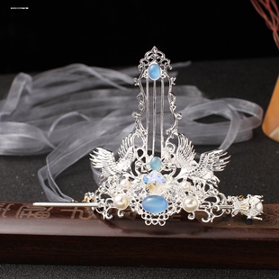 发冠汉服侠客头冠古风头饰明制发饰簪子男女通用束发复古发簪