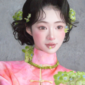 水舞D1179 气质新中式 绿色新娘项链小众手工串珠旗袍晨袍锁骨链