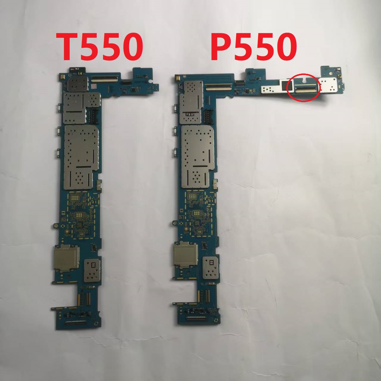 Samsung Galaxy Tab A P550 T550 T555 P555C平板电脑主板组件