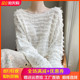 2025秋冬新款 针织打底 毛衣羊绒衫 圆领100%纯羊毛衫 女宽松流苏罩衫