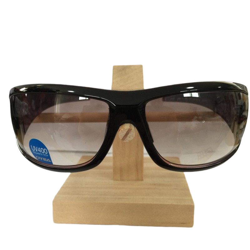 oyea欧野眼镜休闲运动防紫外线太阳镜朋克1126黑色茶色男