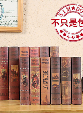 复古影楼模型客厅橱窗餐饮仿真书