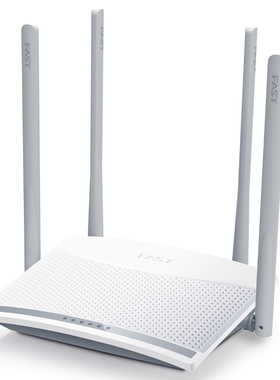 FAST 迅捷 FW325R 4天线300M无线路由器wifi家用穿墙信号放大四天线全新百兆端口网线办公小户型