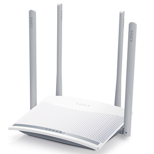 FW325R 4天線300M無線路由器wifi家用穿墻信號放大四天線全新百兆端口網線辦公小戶型千兆 迅捷 FAST