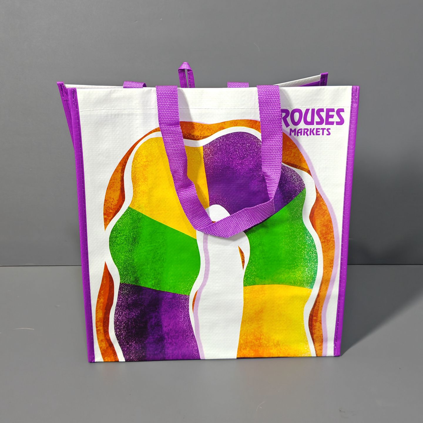 外贸原单小清新加厚大号双面覆膜防水环保购物袋礼品袋超市手提袋