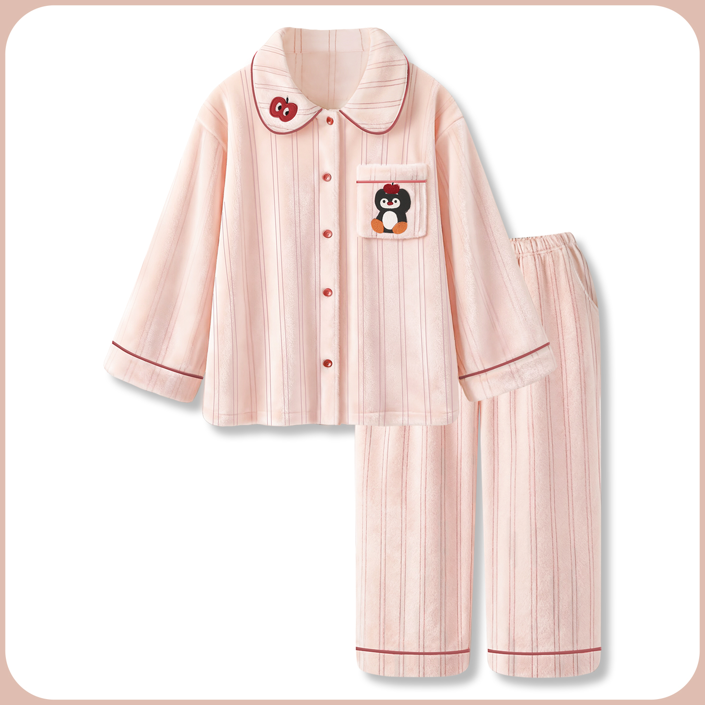 『樱粉绯语』睡衣女款冬加厚保暖