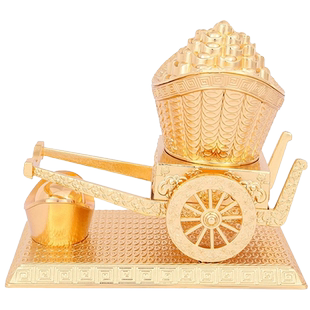 妙如意2026马年李居明东方位吉祥物鲸吞万里财工艺品八白正财摆件