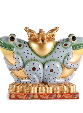 妙如意李居明百通图摆件