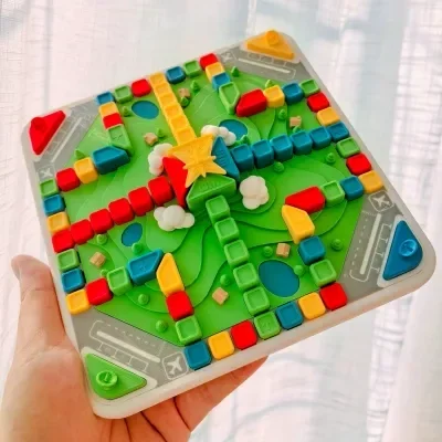 3d打印【Flying Chess Valley山谷飞行棋】定制版桌游3d立体17cm