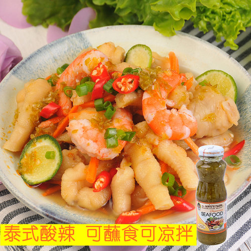 泰国进口酸辣蘸料海鲜酱凉拌鸡脚