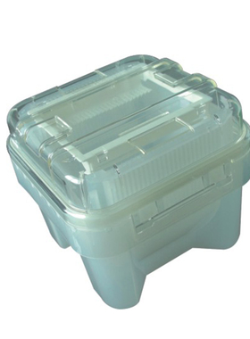 晶圆盒晶舟盒插片盒Shipping Box水晶运输盒8寸透明全新百级包邮