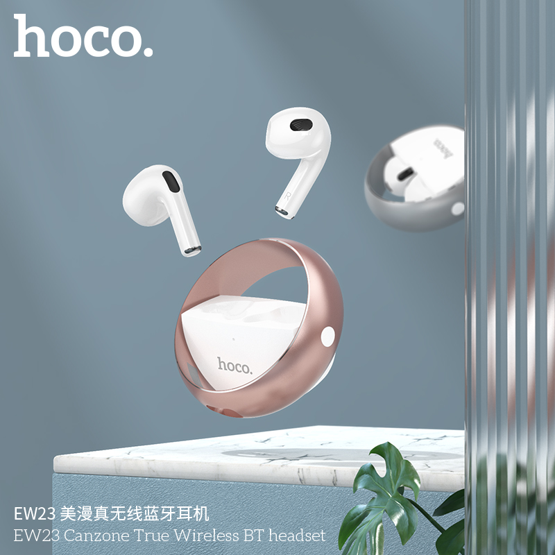 HOCO浩酷 EW23美漫真无线蓝牙耳机立体声迷你运动耳塞带充电仓