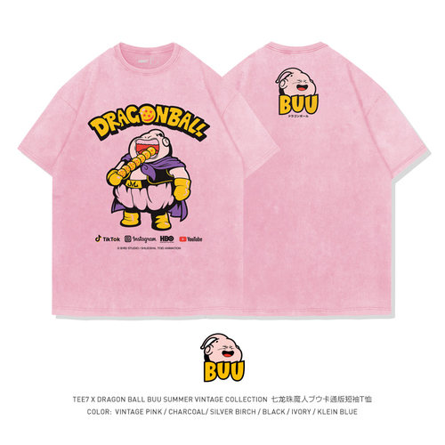 TEE7-动漫龙珠魔人布欧吃播短袖