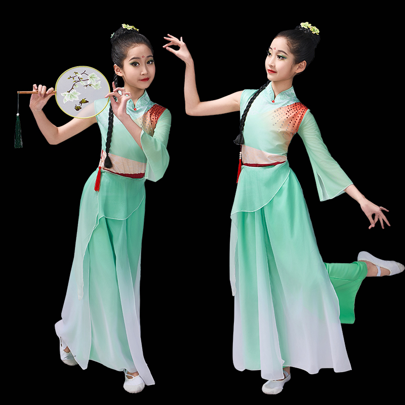 儿童古典舞演出服桃李杯心尖尖舞蹈女东北秧歌服胶州秧歌剧目服装
