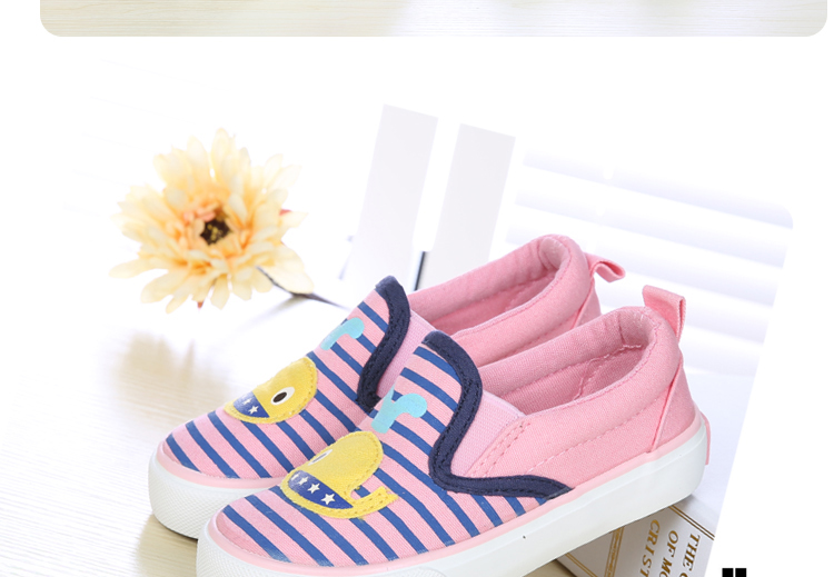 Chaussures de tennis enfants en toile WARRIOR suture de voiture pour printemps - semelle caoutchouc - Ref 1035731 Image 2