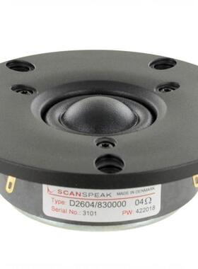 丹麦 绅士宝  scanspeak D2604/830000 8300 1寸发烧高音喇叭