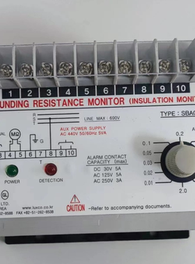 全新原装正品 WESTRONICS 绝缘监视器 SBAG-402 船用，电压440VAC