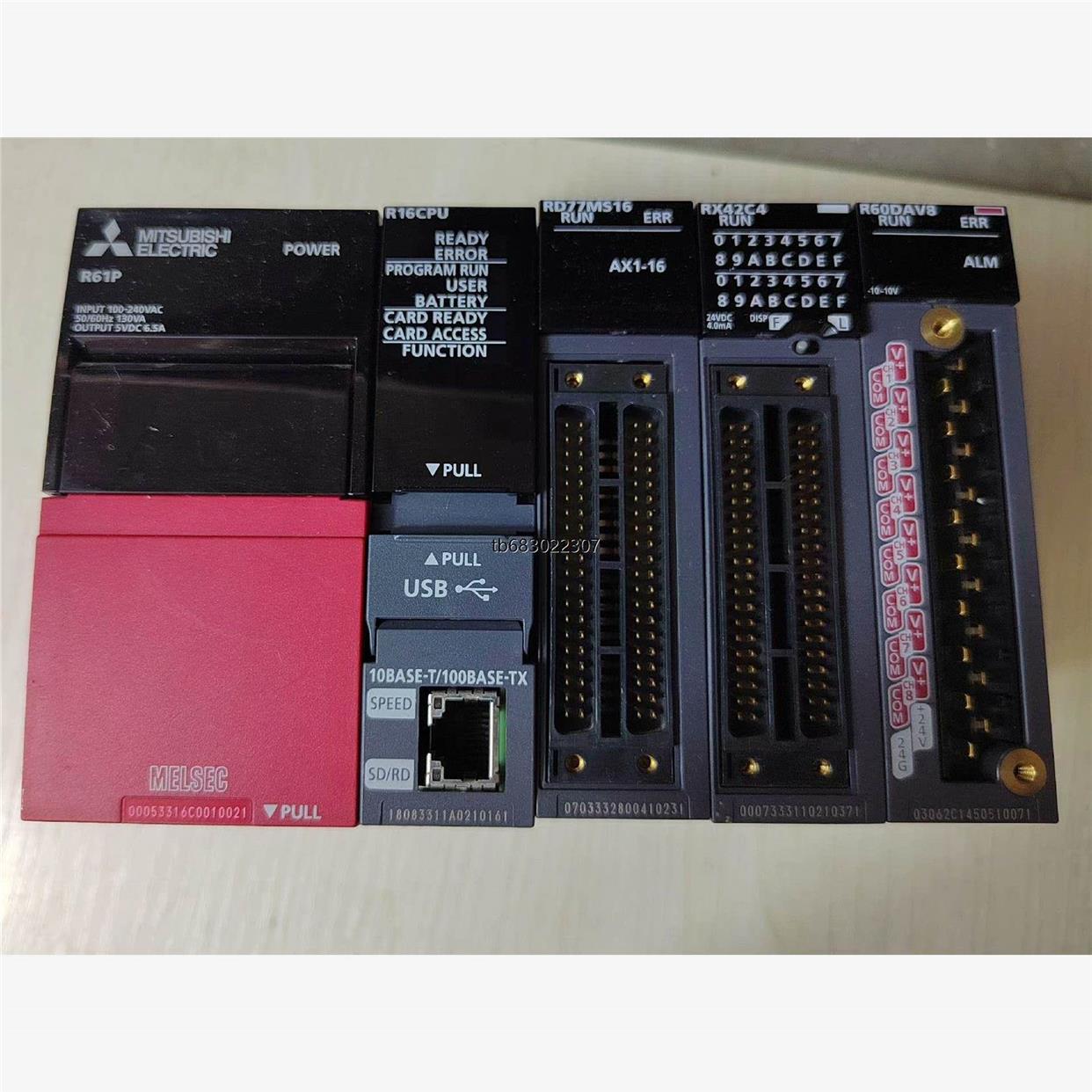 询价三菱R系列PLC模块，R16CPU，R61P，RX42C4，议价