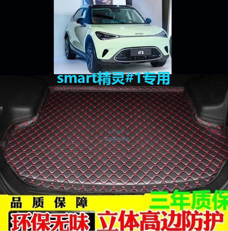 smart精灵#1汽车专用尾箱垫子