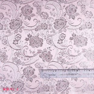 现货直销150cm梭织高档西域风情染色提花窗帘面料金丝银线提花布