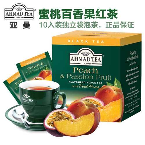 亚曼水蜜桃百香果味红碎茶