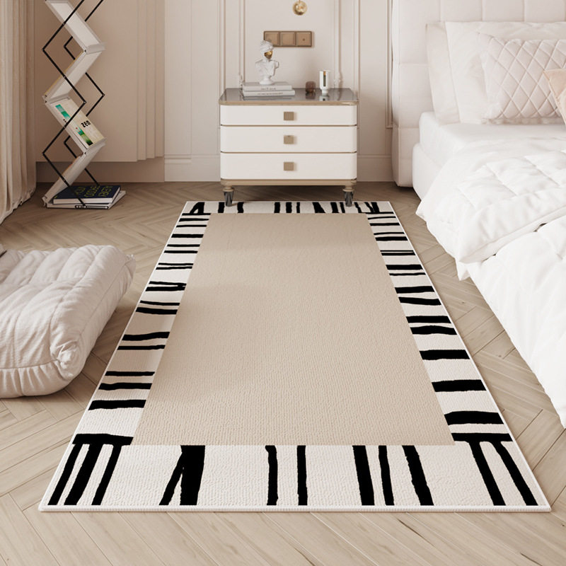 法式轻奢主卧圈绒床边毯家用防滑耐磨易打理地垫隔凉卧室飘窗垫,居家布艺,床边毯,淘宝优惠券,粉丝福利购,淘宝优惠卷