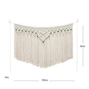 墙面装饰挂件手工编织挂毯 家居壁饰背景墙饰波西米亚挂饰婚礼外