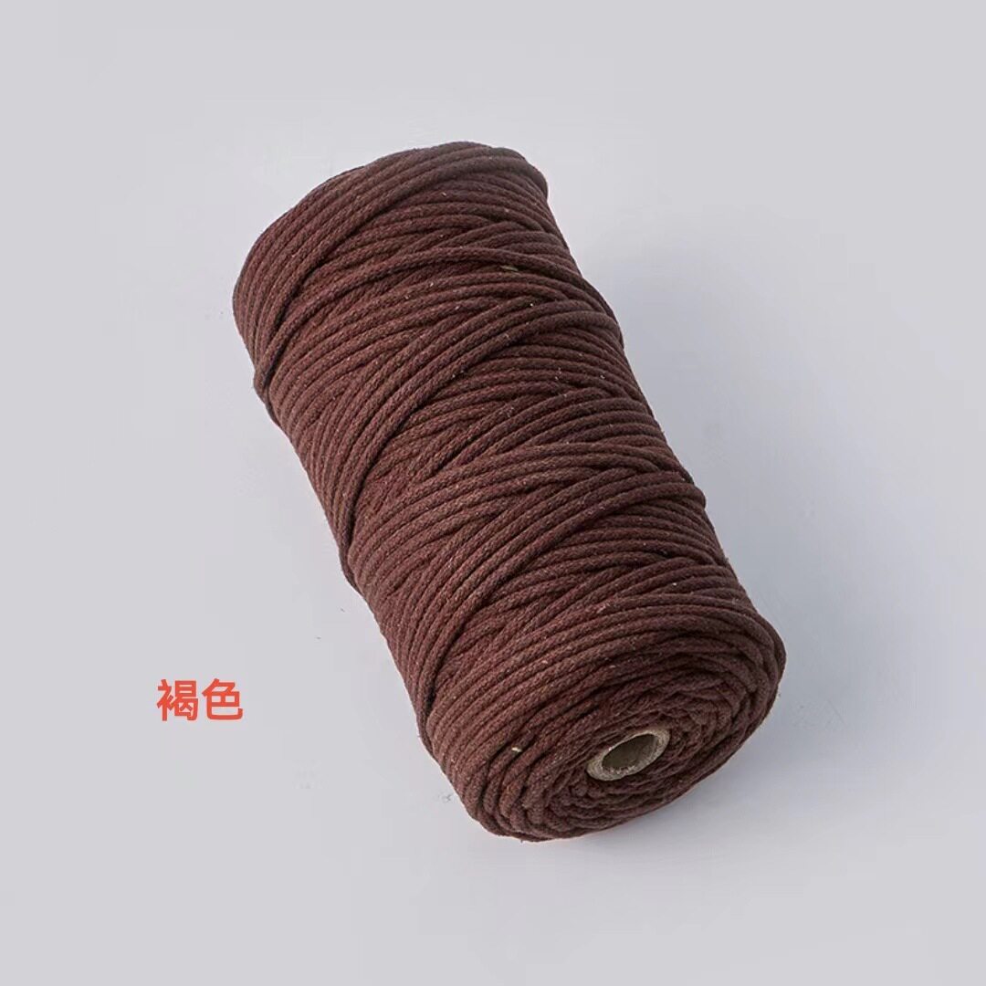3mm彩色包芯棉装饰绳手工diy包包服装棉线吊牌绳包芯棉绳子