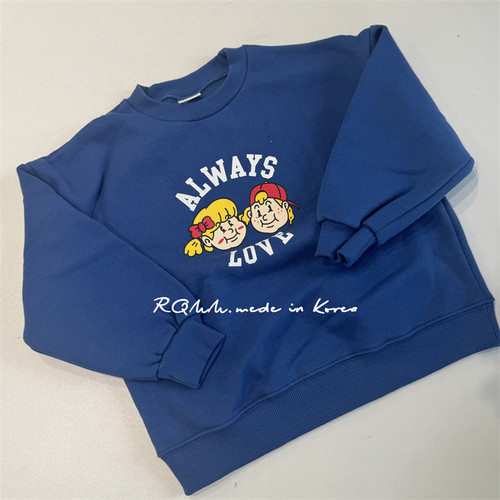 SALE 韩童三折福利款M码100身高冬款加厚男女童卫衣（两件包邮）