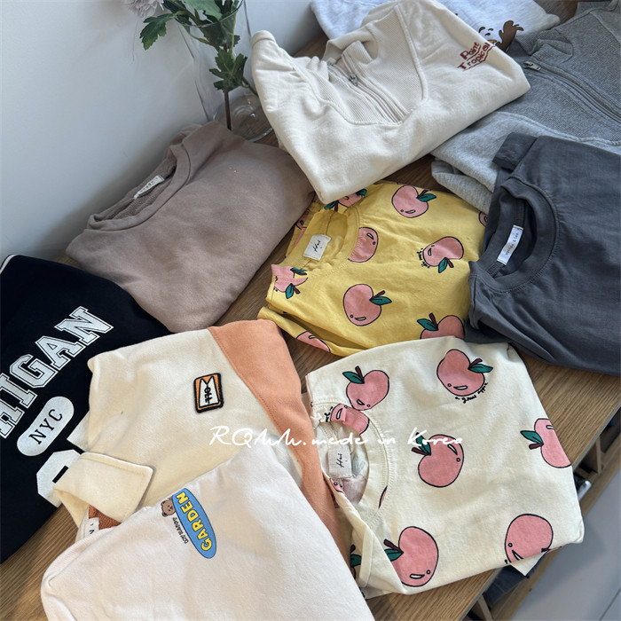 SALE 韩童三折福利款L码110身高春款 男女童T恤卫衣（两件包邮）