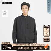 商场同款 利郎官方卫衣开衫 男2025秋季 休闲男装 T恤25QTX3101K