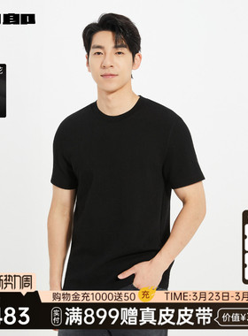 【商场同款】利郎官方肌理提花T恤男士春秋款休闲上衣25QTX9011Y