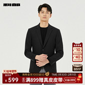 提花 西装 利郎官方 修身 新款 休闲西服男士 贴袋2025秋季 外套男