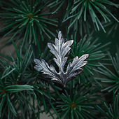 几合 枫叶复古vintage胸针扣男士 西服中古艺术别针轻奢高级感领针