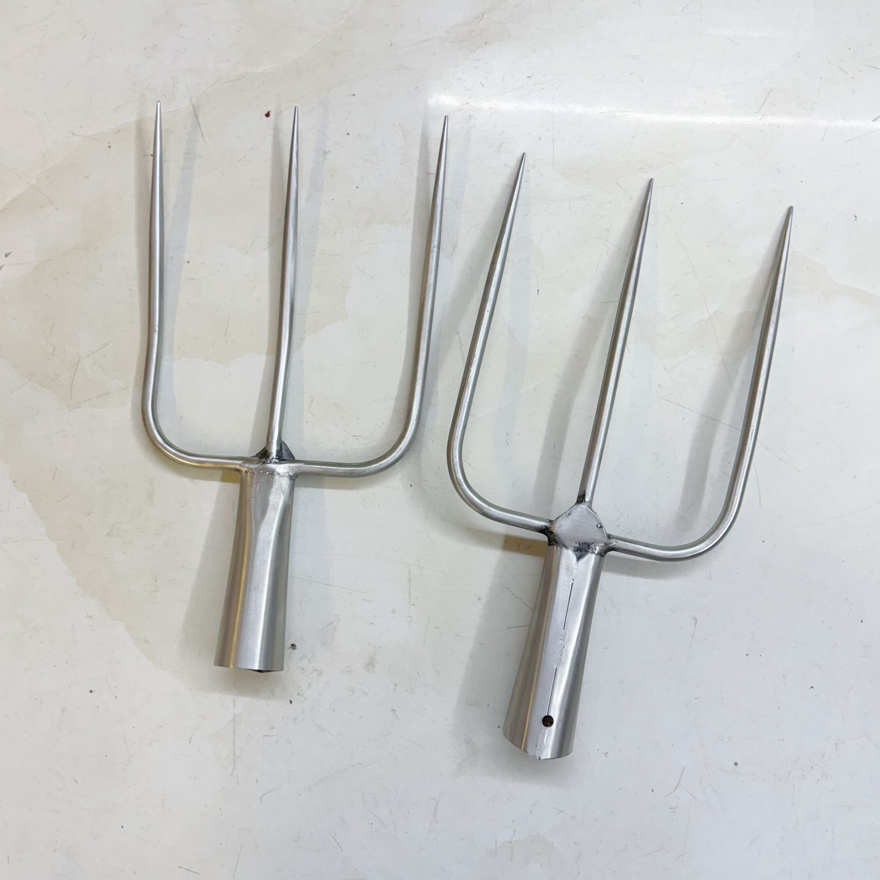 全304不锈钢叉三齿钢叉农用实心钢叉叉酸菜钢叉三齿不锈钢叉