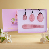 玉石阴户蛋天然水晶原石凯格尔训练球盆底股修复哑铃球玉蛋石套装