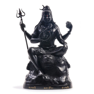 限量版 泰国佛牌 带独立编号 铜制办公摆件 湿婆神 龙婆洪 2546年