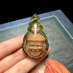 项链吊坠背面带独立编号 鲁士 泰国佛牌龙婆堪暖 2561年