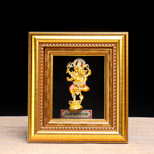 金属 爱凯 木制相框 2561年 摆件 泰国佛牌 家居办公室正品 象神