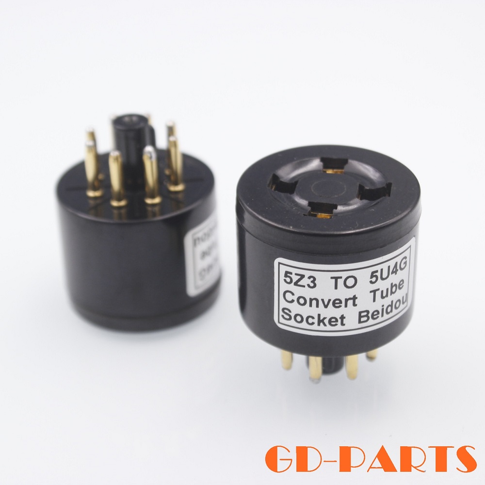 WE274A/80/5Z3转5U4G/5Z4P/WE274B电子管转换座镀金8脚老师傅特制