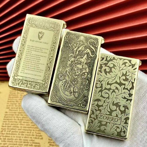 佐罗729升降机式黄铜煤油打火机