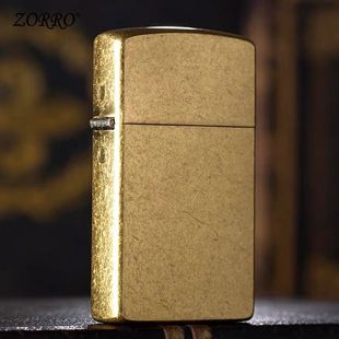 公司男士 902煤油打火机黄铜创意个性 刻字定制礼物 加长版 佐罗新款