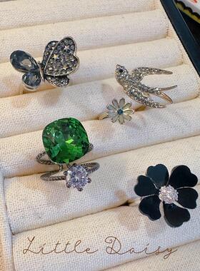 0602黑色金属滴油指环