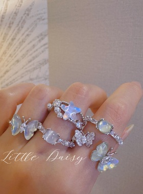 海洋之星春夏闪耀耳圈水钻小清新