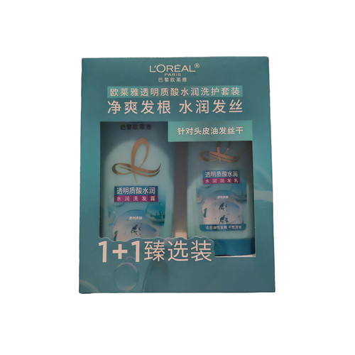 欧莱雅透明质酸水润洗发露润发乳